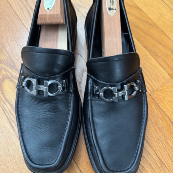 Salvatore Ferragamo Mens Black “David” Gancini Bit Loafer (Size 8.5 EE) main image 4